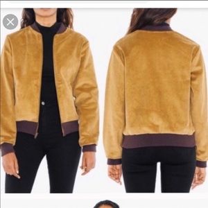 American apparel bomber jacket